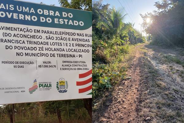 Moradores Denunciam Obra Inacabada Na Zona Rural De Teresina