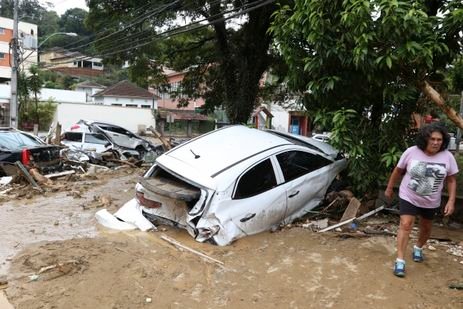 Tânia Rêgo/Agência Brasil Bairro Castelânea em Petrópolis, após fortes chuvas que atingiram a região Serrana do Rio