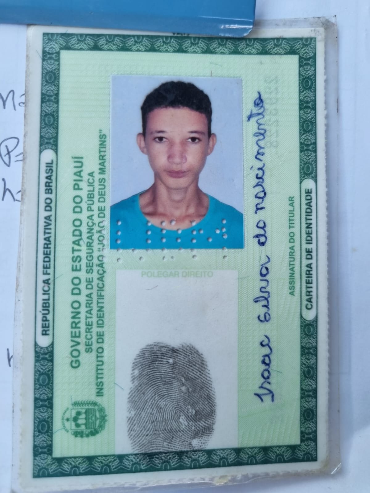 Isac da Silva Nascimento, 18 anos, encontrado morto em Ilha Grande (Foto: PM)