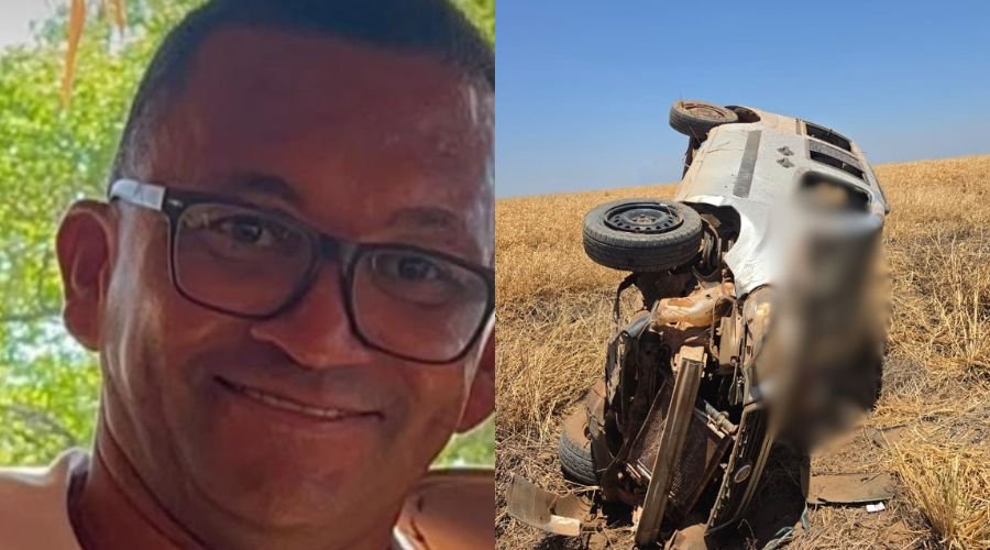 Motorista morre após veículo capotar em Uruçuí (Foto: Reprodução)